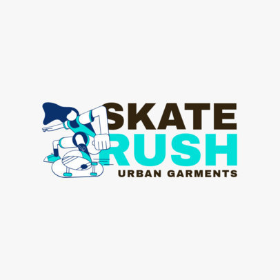 Logo Design Maker for an Urban Clothing Line Inspired in Santa Cruz