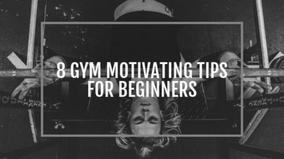 Fitness YouTube Thumbnail Maker for an Exercise Channel