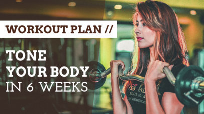 Fitness YouTube Thumbnail Maker for a Workout Channel 891f 1937