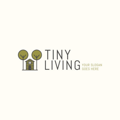 Tiny Houses Logo Maker for a Real Estate Company