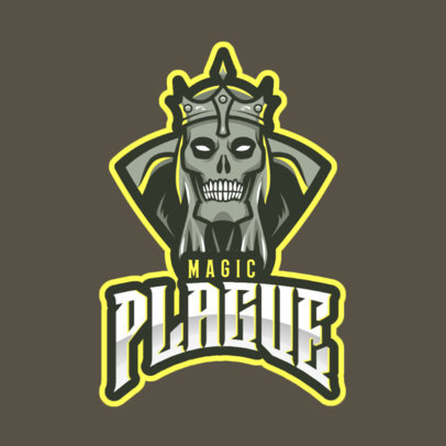 Gaming Logo Maker with an Apocalyptic King Illustration
