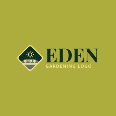  Online Logo Template for Gardening Companies 