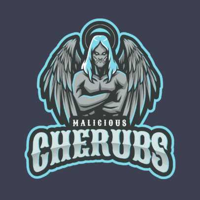 Online Logo Maker with an Evil Angel Character 2633i