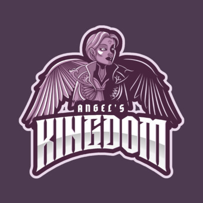 Online Logo Maker Featuring a Wicked Archangel 