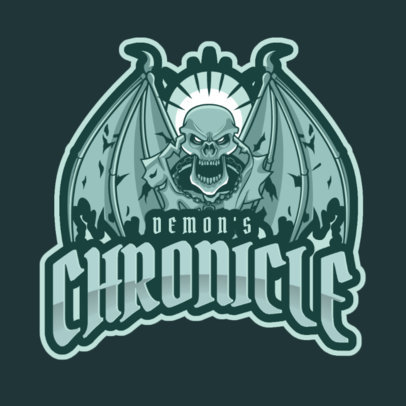 Online Logo Generator with a Skeleton Demon 