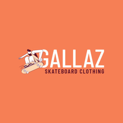 Skateboard Clothing Logo Design Maker Inspired in Santa Cruz
