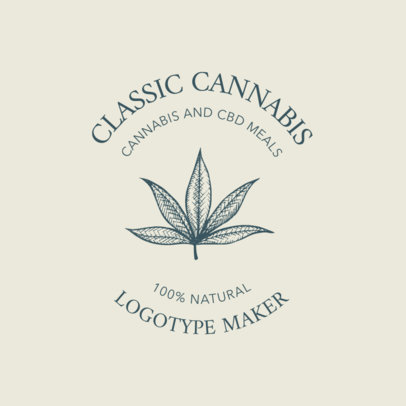 Logo Template for a Cannabis Edibles Brand