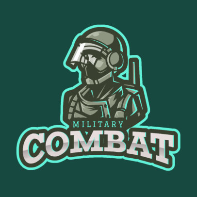 Logo Design Template with Rainbow Six Siege-Inspired Characters