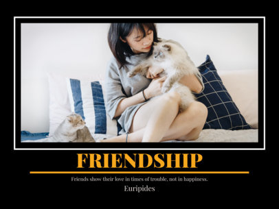 Poster Maker Featuring Pet-Carers Quotes 1952