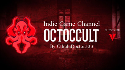 Twitch Banner Generator with a Horror Style 1965b