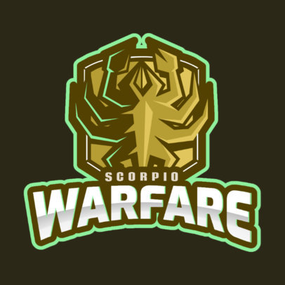 Logo Design Maker with a Scorpio Emblem in Style of Rainbow Six Siege 2663b