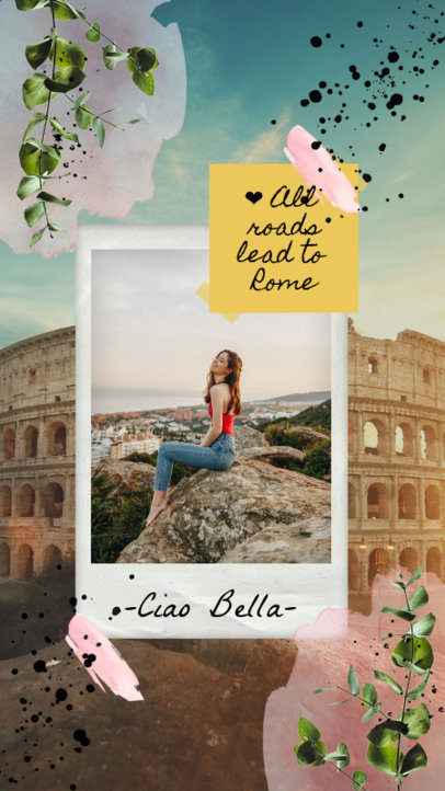 Instagram Story Design Template for Travel Bloggers 