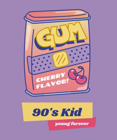 Retro T-Shirt Design Maker Featuring 90s Illustrations