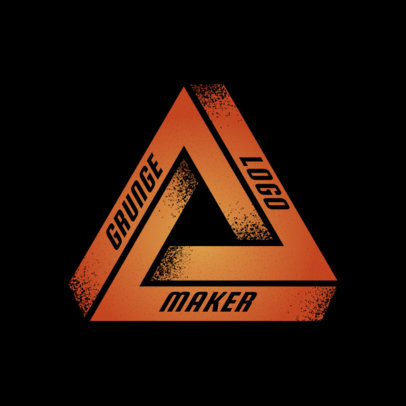 Clothing Logo Maker Featuring an Optical Illusion