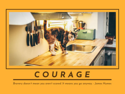 Post Template Featuring a Quote for Cat Owners 1952d