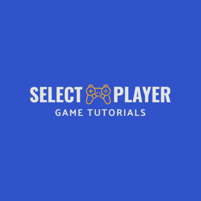 Logo Template for a Game Tutorials Channel 1637h 113-el