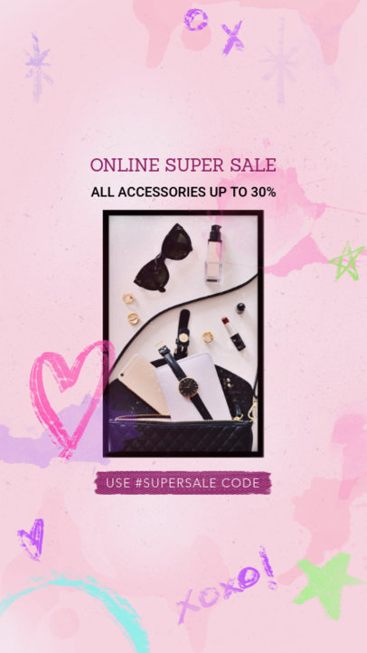 Beauty-Themed Instagram Story Maker for an Online Sale