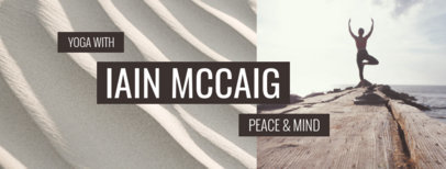 Facebook Cover Maker Featuring a Yoga Theme 1976