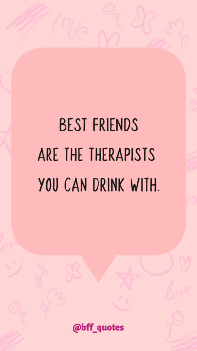 Instagram Story Maker for a Valentine's Day Friendship Quote 609k 1955