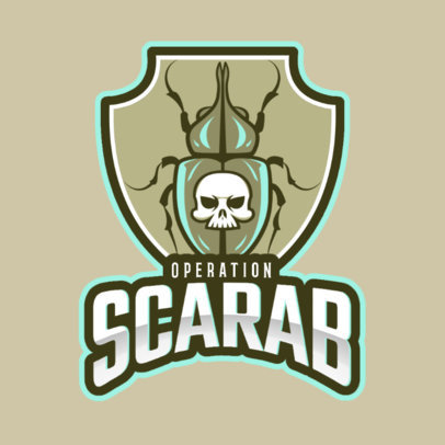 Rainbow Six Siege-Themed Logo Maker Featuring a Deadly Beetle 2663m-2665