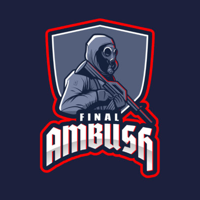 Rainbow Six Siege-Themed Logo Creator with a Masked Assassin 