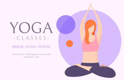 Flyer Template for a Yoga Class