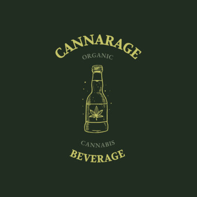 Logo Generator for Organic CBD Beverages