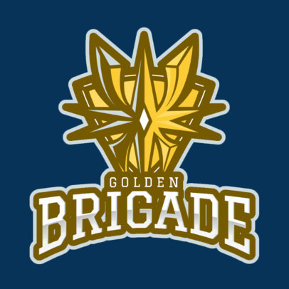 Rainbow Six Siege-Inspired Gaming Logo Template with an Emblem Graphic 2653b