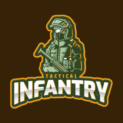 Gaming Logo Maker with a Tactical Soldier Graphic Inspired by Rainbow Six Siege 2653c