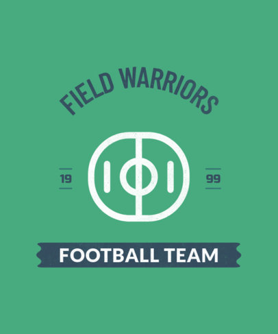  Sports T-Shirt Design Maker for a School Football Team 