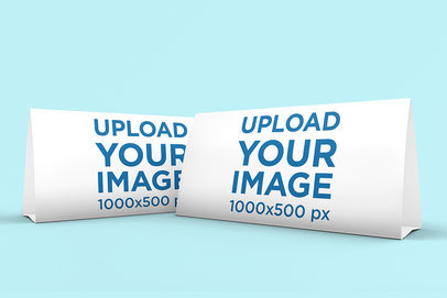 Minimalistic Mockup of Two Desk Calendars