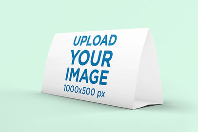 Simple Mockup of an Angled Desk Calendar