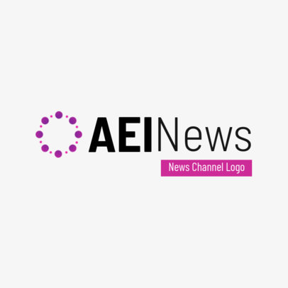Online Logo Template for a News Channel