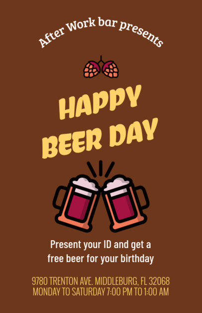 Online Flyer Generator for Beer Promos