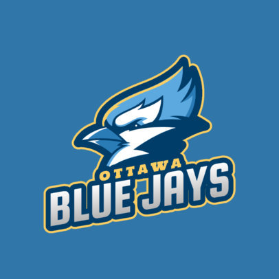 Logo Generator for a Sports Team Featuring an Aggressive Bird Graphic
