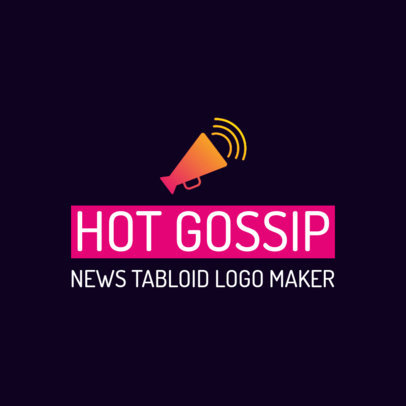 Logo Maker for Showbiz and Entertainment News