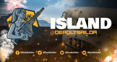 Free Fire-Allusive Twitch Banner Design Template