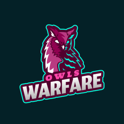 Sports Team Logo Generator Featuring an Owl Clipart