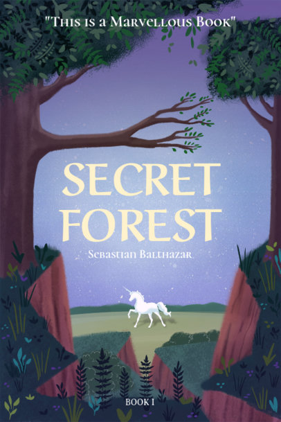 Young Adult Fantasy Book Cover Template