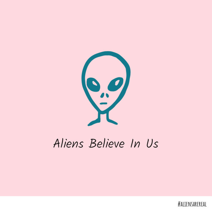 Placeit - Instagram Post Template for an Alien Fanatic