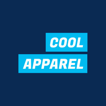 Minimalistic Logo Generator for an Urban Clothing Brand