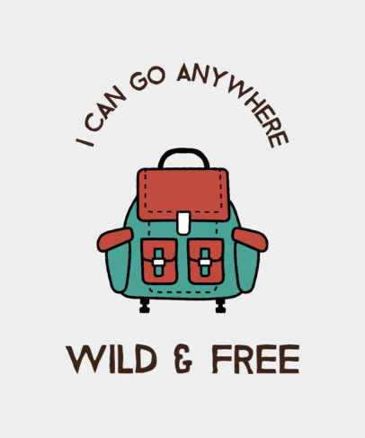 T-Shirt Design Maker for Hikers and Outdoor Activities