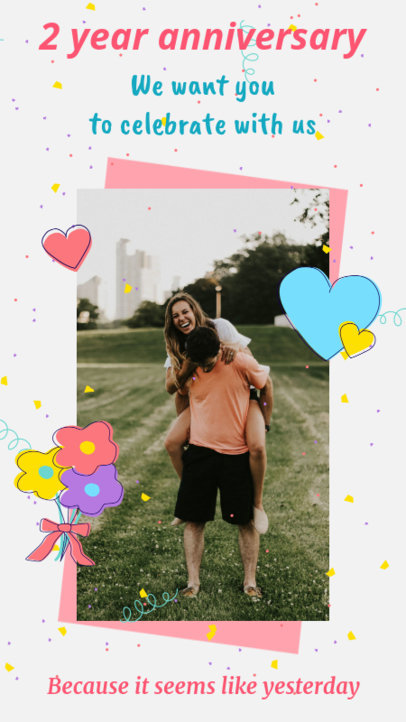 Instagram Story Maker for a Lovely Party Announcement