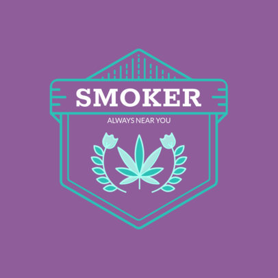Logo Creator Featuring a Marijuana Leaf 