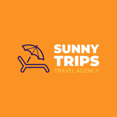 Minimalist Logo Maker for a Travel Agency