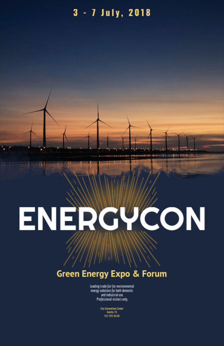 Placeit - Flyer Maker for Green Energy Energy Conferences