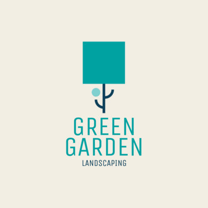 Abstract Logo Template for Landscaping Services