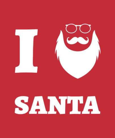 Simple Christmas T-Shirt Design Template