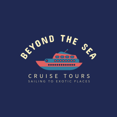 Online Logo Maker for a Cruise Tours Company