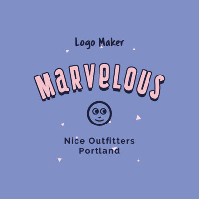 Logo Generator for a Clothing Brand Featuring Arched Typeface
